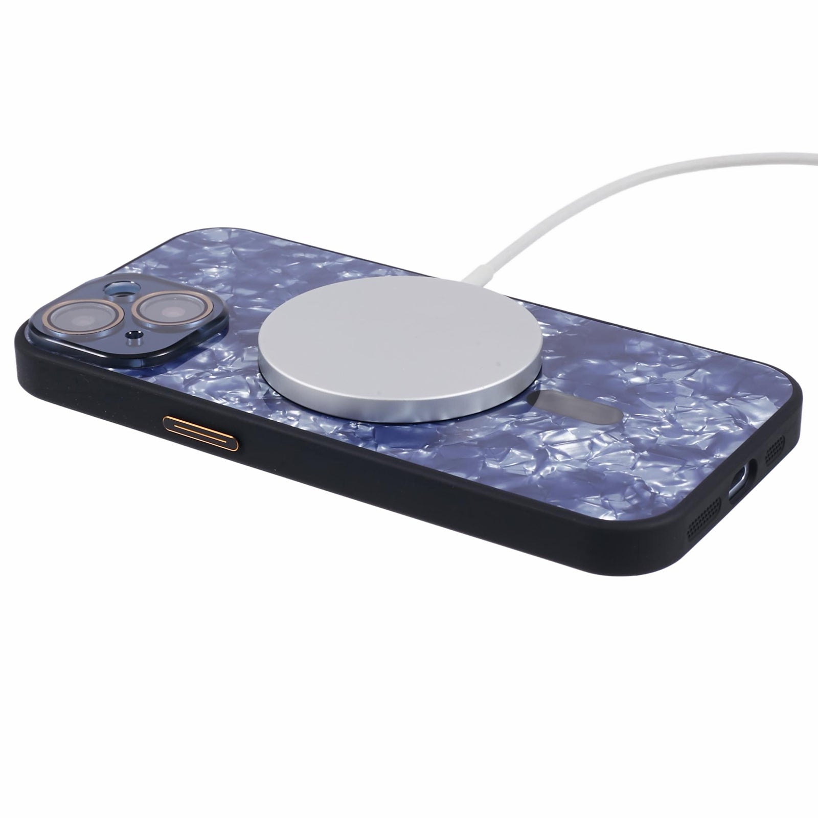 YUX Series For iPhone 14 Phone Case Cracked Ice Pattern TPU+Acrylic Shell Compatible with MagSafe (Precise Lens Cutout) YUX Series For iPhone 14 Phone Case Cracked Ice Pattern TPU+Acrylic Shell Compatible with MagSafe (Precise Lens Cutout)